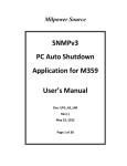 Milpower Source M359-1 User`s manual