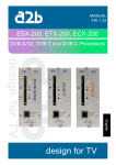 A2B Electronics ECX-200 Specifications