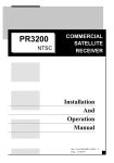 Pico Macom PR3200 Operating instructions