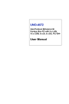Advantech UNO-4678 User manual