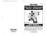 Vector Sportspot SL101MV User`s manual