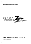 Zenith R57W47 Instruction manual