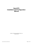 Sanav GC-101 Installation manual