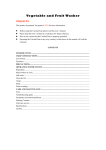 Vesture SXQ160-PA User`s manual