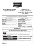Maytag W10240518A Specifications