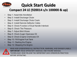 Ariens Compact 24 Operator`s manual