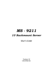 MSI MS-9246 1U User`s guide