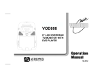 Audiovox VOD705 Installation manual