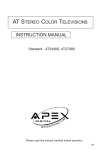 Apex Digital AT2708S Instruction manual