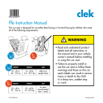 Clek FLLO Instruction manual