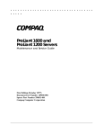 Compaq ProLiant 1600 Specifications