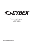 CYBEX Total Access Seated Leg Curl Service manual