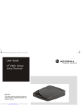 Motorola VT1000v User guide