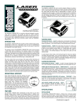 Bushnell Yardage Pro Laser Instruction manual