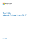 Microsoft DC-21 User guide