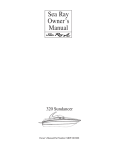 Sea Ray 320 Sundancer Owner`s manual