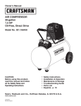 Craftsman 921.166430 Owner`s manual