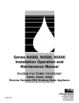 Water Factory Systems FaucetMATE Installation manual