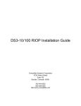 Compatible Systems MicroRouter 900i Installation guide