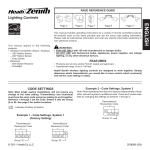 Zenith  Llc - Motion Scrty Floodlight Operating instructions