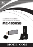 Modecom MC-105USB User manual