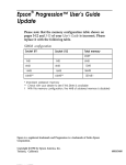 Epson Progression NX User`s guide