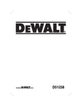 DeWalt D51238 Technical data