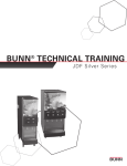 Bunn JDF Silver Series Troubleshooting guide