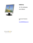 Envision EN9410e User`s manual
