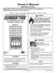 Quadra-Fire MTVERNINSAE-CSB Owner`s manual