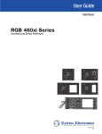 Extron electronics RGB 460xi SC Series User guide