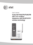 AT&T DECT TL91178 User`s manual