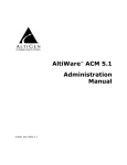 Altigen ACM 5.1 User guide