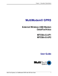 Multitech MTCBA-G-UF1 Specifications