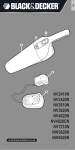 Black & Decker Dust Buster 90501843 Instruction manual
