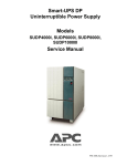 APC SUDP6000I Service manual