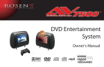 Rosen DVD Entertainment System Owner`s manual