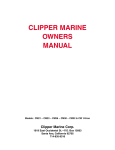 Clipper Marine Corp. CM26 Specifications