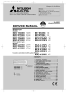 Mitsubishi MSH-09RV Service manual