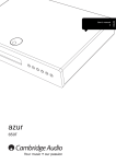Cambridge Audio AZUR 650C User`s manual