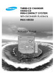 Samsung MAX-VB550 Instruction manual