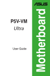 Asus MOTHERBOARD ULTRA P5V-VM User guide