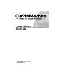 Curtis Mathes CM 19033S Owner`s manual