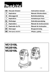 Makita VC1310L Instruction manual