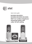 AT&T EL52251 User`s manual