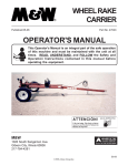 RHINO RC456 Operator`s manual