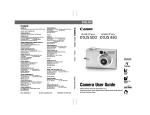 Canon DIGITAL IXUS 430 User guide