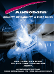 AudioBahn A5000SPL Specifications