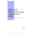 QMS QMS 4525 Specifications