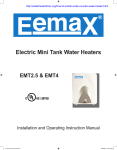 EemaX EMT4 Instruction manual